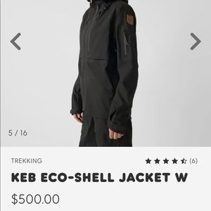 Fjallraven Keb eco-shell jacket